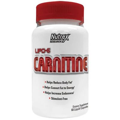 Лот: 9588958. Фото: 1. Lipo-6 Carnitine 60caps Nutrex... Спортивное питание, витамины