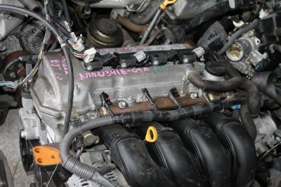 Лот: 3474288. Фото: 1. Двигатель Toyota 1ZZ-FE Пробег... Двигатель и элементы двигателя