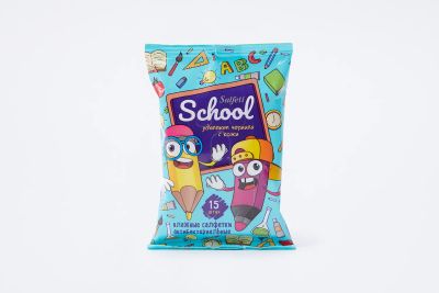 Лот: 23635402. Фото: 1. Влажные салфетки Hoff School. Средства личной гигиены 