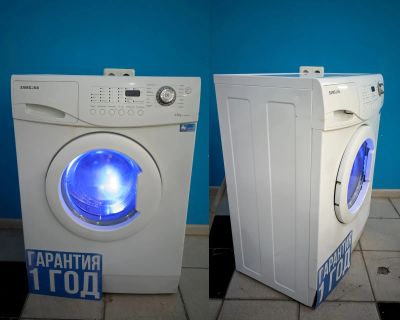 Лот: 22933554. Фото: 1. Стиральная машина Samsung wf 6458n7w... Стиральные машины