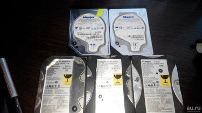 Лот: 9131909. Фото: 1. Продам 4 винта старые Одним лотом... Жёсткие диски (HDD)