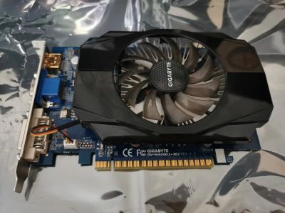 Лот: 17554821. Фото: 1. Видеокарта б/у Gigabyte GV-N440D3-1GI... Видеокарты
