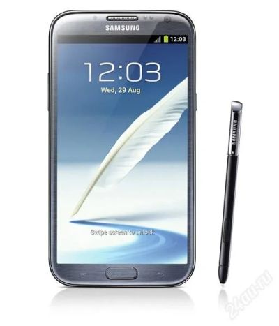 Лот: 2217399. Фото: 1. Samsung galaxy note II (note 2... Смартфоны
