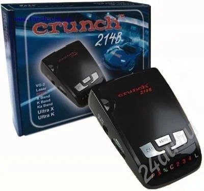 Лот: 434433. Фото: 1. радар детектор Crunch 214b. Другое (оснащение, оборудование, аксессуары)
