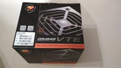 Лот: 13707298. Фото: 1. Блок питания "Cougar VTE 600W... Корпуса, блоки питания