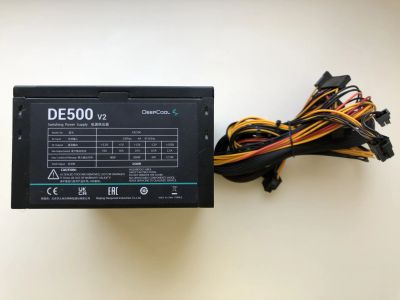 Лот: 21378120. Фото: 1. БП 500W DeepCool DE500 V2 (24... Корпуса, блоки питания