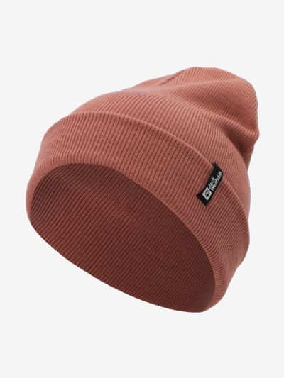 Лот: 25047156. Фото: 1. Шапка Jack Wolfskin Rib, Оранжевый. Другое (спортивная одежда)
