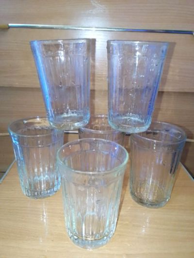 Лот: 20553843. Фото: 1. Стаканы граненые 12шт. Кружки, стаканы, бокалы