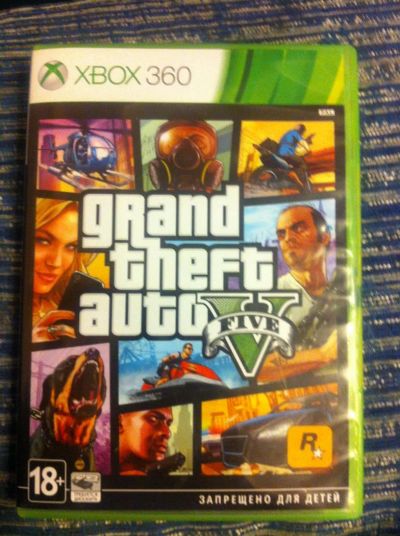 Лот: 3860058. Фото: 1. Диск XBOX 360 GRAND THEFT AUTO... Игры для консолей