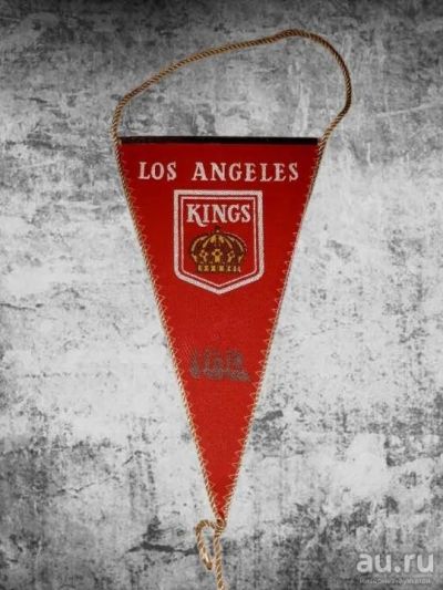 Лот: 13492881. Фото: 1. Вымпел NHL Los Angeles Kings. Другое (коллекционирование, моделизм)