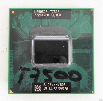 Лот: 17938062. Фото: 1. Intel® Core™2 Duo T7500 (2200MHz... Процессоры