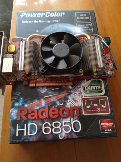 Лот: 21975185. Фото: 1. Radeon HD6850 1Gb 256bit б/у. Видеокарты