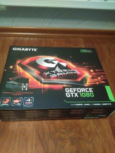 Лот: 9863695. Фото: 1. GeForce GTX 1080 xtreme gaming. Видеокарты