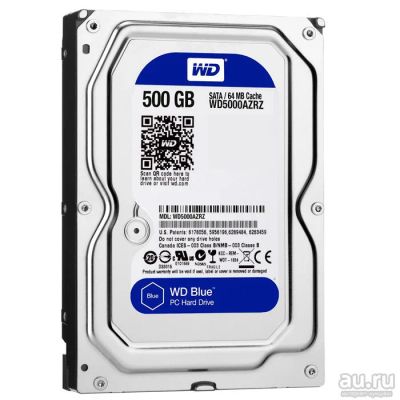 Лот: 9218224. Фото: 1. Жестктй диск HDD 500Gb Western... Жёсткие диски (HDD)