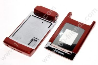 Лот: 3236643. Фото: 1. Панелька Nokia N76 ориг.(красный... Корпуса, клавиатуры, кнопки