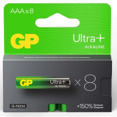 Лот: 24537989. Фото: 1. Батарейки GP Ultra Plus Alkaline... Батарейки, аккумуляторы, элементы питания