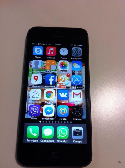 Лот: 5281657. Фото: 1. iPhone 5 64gb (black) б/у. Смартфоны