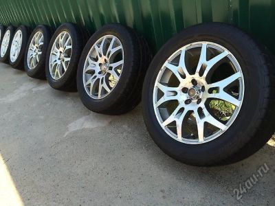 Лот: 5654021. Фото: 1. Недорогой комплект колес 5*100... Шины на дисках
