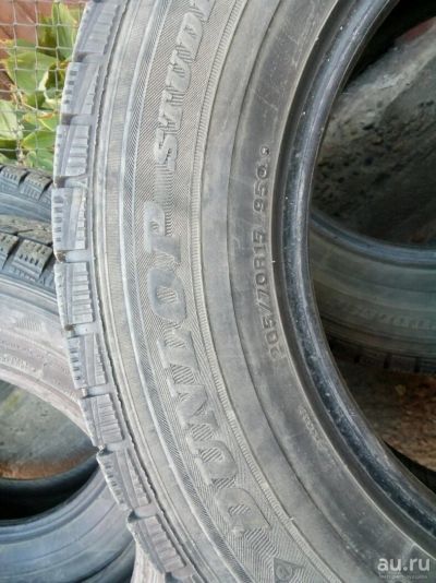 Лот: 10246519. Фото: 1. Липучка dunlop 205/70 R15. Шины
