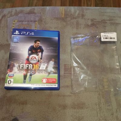Лот: 6612735. Фото: 1. FIFA 16 ps4 лицензия диск! полностью... Запчасти для игровых приставок, консолей