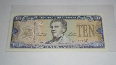 Лот: 20652984. Фото: 1. Либерия , 10 долларов , 2006 г... Африка
