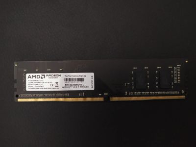 Лот: 21387550. Фото: 1. DDR4 AMD Radeon 4GB 2666Mhz. Оперативная память