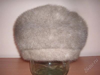 Лот: 680585. Фото: 1. шапка норка серо-голубая. Головные уборы