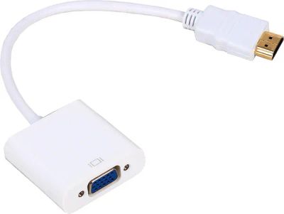 Лот: 24698771. Фото: 1. Адаптер hdmi-VGA, разрешение до... Шлейфы, кабели, переходники