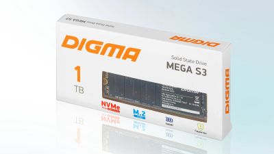 Лот: 19940830. Фото: 1. 1Tb SSD M.2 Digma Mega S3 Nvme... SSD-накопители