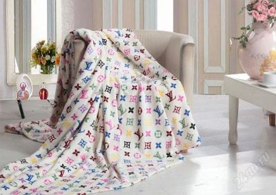 Лот: 2933073. Фото: 1. плед lv , новый. Одеяла, подушки