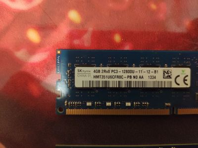 Лот: 15129252. Фото: 1. ОЗУ DIMM 4Gb DDR3 PC3-12800U. Оперативная память