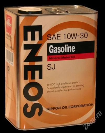 Лот: 2092315. Фото: 1. ENEOS Gasoline SAE 10w30 SJ (4л... Масла, жидкости