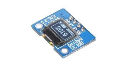 Лот: 17511329. Фото: 1. Дисплей OLED 0.42 белый (I2C). Микроконтроллеры