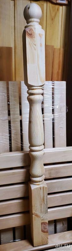 Лот: 17942263. Фото: 1. Столб "Англия" опорный для деревянной... Лестницы, перила, балясины