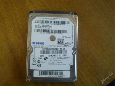 Лот: 2872070. Фото: 1. Жесткий диск ноутбучный Samsung... Жёсткие диски (HDD)