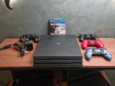 Лот: 20224899. Фото: 1. Play Station 4 Pro 1Tb последняя... Игровые приставки, консоли