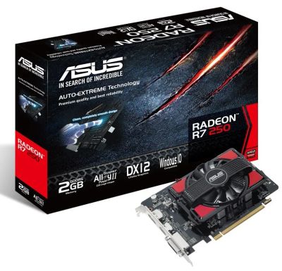 Лот: 9890816. Фото: 1. Видеокарта Asus AMD Radeon R7... Видеокарты