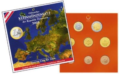 Лот: 9602013. Фото: 1. Австрия 2008 Официальный набор... Наборы монет
