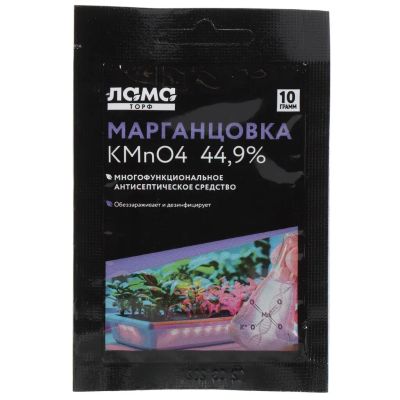 Лот: 24115664. Фото: 1. Фунгицид Марганцовка, 10 г, Лама... Удобрения, химия