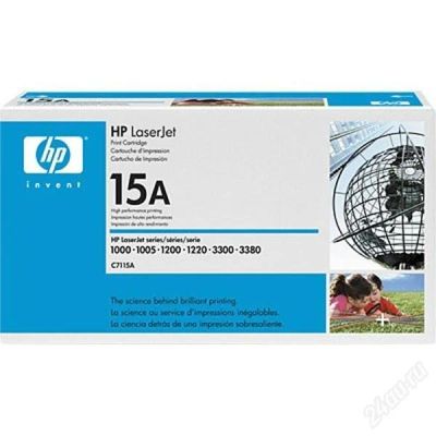 Лот: 1115053. Фото: 1. Картридж HP C7115A (HP 15A) оригинал. Картриджи, расходные материалы