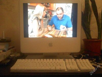 Лот: 2121940. Фото: 1. iMac G5 17.0 состояние отличное... Компьютеры в сборе