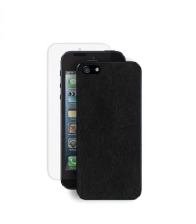 Лот: 4730461. Фото: 1. Deppa Чехол кожаный Rich Black... Чехлы, бамперы