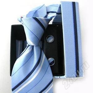 Лот: 2332012. Фото: 1. Подарочный набор галстук+запонки... Галстуки