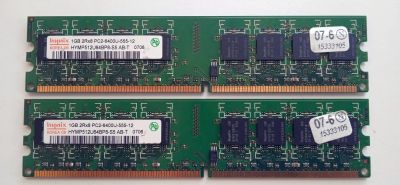Лот: 20848872. Фото: 1. DIMM Hynix DDR2 6400U 1 ГБ (4... Оперативная память