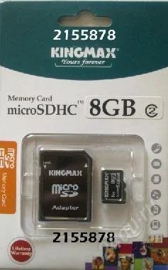 Лот: 962261. Фото: 1. Карта памяти Kingmax MicroSd/SDHC... Карты памяти