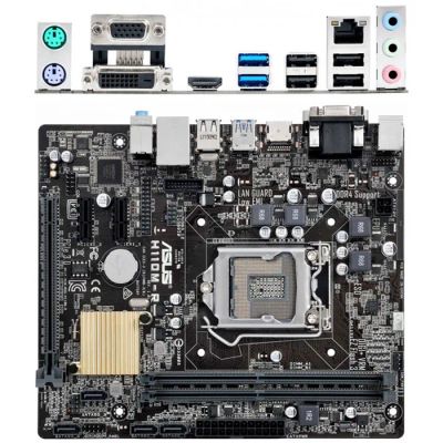 Лот: 21788575. Фото: 1. Материнская плата ASUS H110M-R... Материнские платы