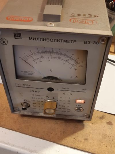 Лот: 21174994. Фото: 1. Вольтметр В3-38. Радиолюбительский инструмент