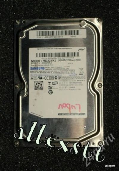 Лот: 177034. Фото: 1. Samsung HDD 320Gb Sata 16mb 7200rpm. Жёсткие диски (HDD)