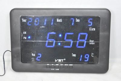 Лот: 13990933. Фото: 1. Часы электронные настенные VST-802W-5... Часы настенные, настольные