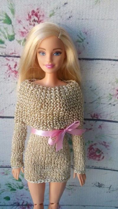 Лот: 11335307. Фото: 1. Одежда для barbie. Платье на Barbie. Куклы и аксессуары